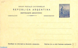 Argentina 1911 Reply Paid Postcard 5/5c, Unused Postal Stationary, Various - Agriculture - Lettres & Documents