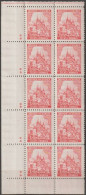 134/ Pof. 57; Corner 10-block, Plate Mark ** - Unused Stamps