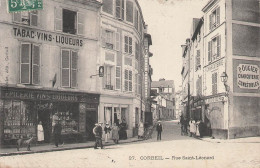 91 CORBEIL - Rue St Léonard - - Corbeil Essonnes