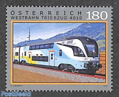 Austria 2021 West Bahn Railways, Train 4010 1v, Mint NH, Transport - Railways - Ungebraucht