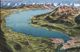 12321072 Geneve GE Panorama Du Lac Leman Genfersee Alpen Geneve - Sonstige & Ohne Zuordnung