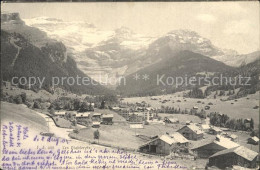 12321070 Les Diablerets Gesamtansicht Mit Alpenpanorama Les Diablerets - Sonstige & Ohne Zuordnung