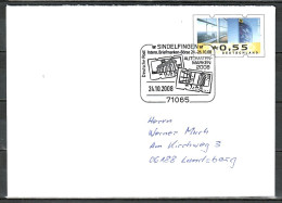 MiNr. USo 166 (ATM - Post Tower), SoSt. Briefmarken-Börse Sindelfingen Vom Ausgabetag; B-1649 - Briefomslagen - Gebruikt