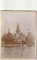 UR 4-(75)  PALAIS DE L' ESPAGNE , SUEDE ET NORVEGE - EXPOSITION UNIVERSELLE PARIS 1900 - PHOTO SUR SUPPORT CARTONNE  - Places