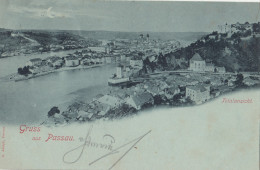 AK - Gruss Aus Passau - Mondscheinkarte - 1898 - Passau