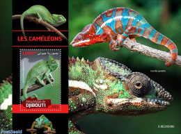 Djibouti 2022 Chameleons, Mint NH, Nature - Animals (others & Mixed) - Gibuti (1977-...)