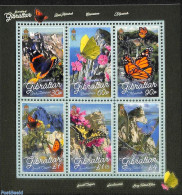 Gibraltar 2023 Butterflies S/s, Mint NH, Nature - Butterflies - Flowers & Plants - Gibraltar