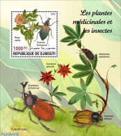 Djibouti 2023 Medical Plants And Insects, Mint NH, Nature - Flowers & Plants - Insects - Yibuti (1977-...)