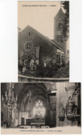 21. CUSSEY-LES-FORGES. Eglise. 2 Cartes (1) - Andere & Zonder Classificatie