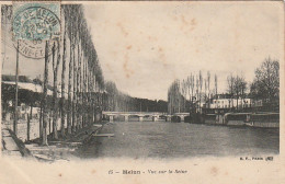 UR 8-(77) MELUN - VUE SUR LA SEINE - 2 SCANS - Melun