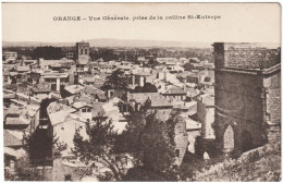 CPA DE ORANGE  (VAUCLUSE)  VUE GÉNÉRALE PRISE DE LA COLLINE SAINT-EUTROPE - Orange