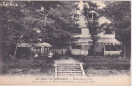 91 - MILLY LA FORET - AU ROCHER COQUIBUS - ROUTE NATIONALE DE MILLY A FONTAINEBLEAU - RESTAURANT  CAFE - Milly La Foret