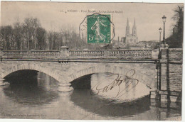 UR 10-(79) NIORT - PONT MAIN ET EGLISE SAINT ANDRE - 2 SCANS - Niort