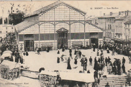 UR 10-(79) NIORT - LES HALLES - ANIMATION - RESTAURANTS , CAFE  - 2 SCANS - Niort