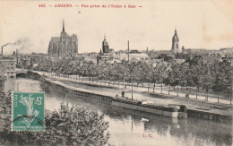 UR 11-(80) AMIENS - VUE PRISE DE L' USINE A GAZ - PENICHE - 2 SCANS - Amiens