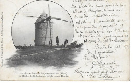 BRUYERES SOUS LAON Le Moulin Des Catherinettes CPA PRECURSEUR 1904 DEUX SCANS - Other & Unclassified