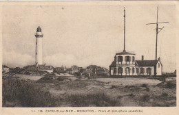 UR 11-(80) CAYEUX SUR MER - BRIGHTON - PHARE ET SEMAPHORE  - 2 SCANS - Cayeux Sur Mer