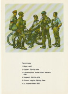 UR 14- BRITISH UNIFORMS ( 1914/1918 ) - TANK CORPS - ILLUSTRATEUR  A.E. HASWELL MILLER (1920) - UNIFORMES CORPS BLINDE  - Uniforms