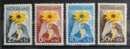 NIEDERLANDE 1949 " Niederlande Hilft Indien" Michelnr 521/524 Sehr Schon Postfrisch € 17,00 - Ungebraucht