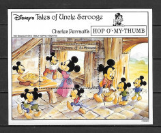 Disney St Vincent Gr 1992 Tales Of Ungle Scrooge - Hop O'my Thumb #1 MS MNH - Disney