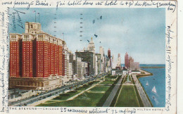 UR 20- ILLINOIS - CHICAGO - THE STEVENS - A HILTON HOTEL  - UNITED STATES OF AMERICA - 2 SCANS - Chicago