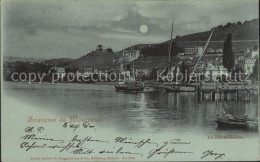 12319498 Montreux VD Le Debarcadere Lac Leman Au Clair De Lune Montreux - Sonstige & Ohne Zuordnung