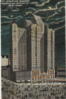 UR 20- NEW YORK - CITY INVESTING BUILDING - BROADWAY AND CORTLANDT ST. - UNITED STATES OF AMERICA - 2 SCANS - Other Monuments & Buildings