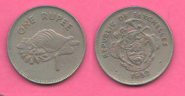 Seycelles 1 Rupee 1982 Seicelles 1 Rupia Nickel Coin - Seychellen