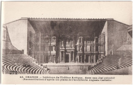 CPA DE ORANGE  (VAUCLUSE)  INTÉRIEUR DU THÉÂTRE ROMAIN, DANS SON ÉTAT PRIMITIF - Orange