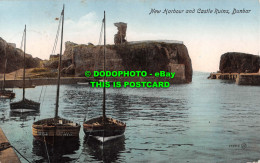 R551235 Dunbar. New Harbour And Castle Ruins. Valentine Series - Welt