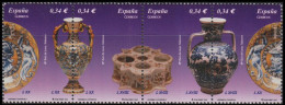 España 2010 Edifil 4543/6 Sellos ** Cerámica Española Museo Ruiz De Luna Talavera De La Reina (Toledo) Michel 4483/6 - Unused Stamps