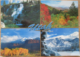 USA UNITED STATES UTAH LAND OF CONTRAST KARTE CARD POSTCARD CARTE POSTALE ANSICHTSKARTE CARTOLINA POSTKARTE - Otros & Sin Clasificación