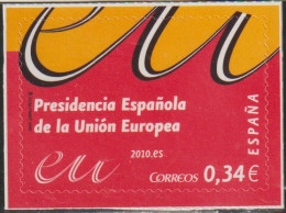 España 2010 Edifil 4547 Sello ** Presidencia Española De La Union Europea Logo Michel 4487 Yvert 4192 Spain Stamp Timbre - Ongebruikt