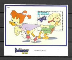 Disney St Vincent Gr 1992 Darkwing Duck MS #1 MNH - Disney