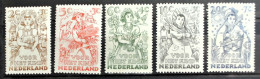 NIEDERLANDE 1949 " KINDERHILFE" Michelnr 546/550 Sehr Schon Postfrisch € 20,00 - Nuevos