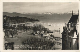 12318262 Ouchy Les Quais Lac Leman Et Les Alpes Vaudoises Ouchy - Sonstige & Ohne Zuordnung