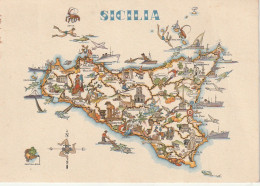 VE 9- (ITALIA ) SICILIA - EDIZ . ASSESSORATO TURISMO E SPETTACOLO DELLA REGIONE  -  CITTA, MONUMENTI , SPECIALITA - Sonstige & Ohne Zuordnung