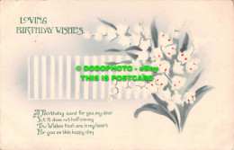 R551390 Loving Birthday Wishes. Flowers. The Regent Publishing. Series. No. 1303 - Welt