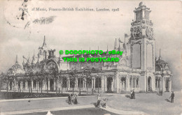 R551437 London. Palac Of Music. Franco British Exhibition. Valentine. 1908 - Other & Unclassified