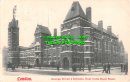 R551439 London. George Green Schools. East India Dock Road. The London Stereosco - Autres & Non Classés
