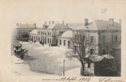 VE 15-(90) BELFORT - LA GARE  - ANIMATION - 2 SCANS - Belfort - Città