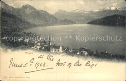 12318078 Weggis Vierwaldstaettersee Panorama Vierwaldstaettersee Alpen Weggis - Andere & Zonder Classificatie