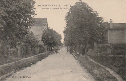 VE 18-(93) BLANC MESNIL - AVENUE ARMAND JANVRIN  - ANIMATION - 2 SCANS - Le Blanc-Mesnil