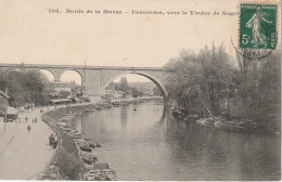 VE 19 -(94) BORDS DE LA MARNE - PANORAMA , VERS LE VIADUC DE NOGENT  - 2 SCANS - Other & Unclassified