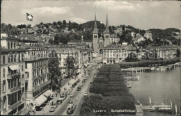 12318044 Luzern LU Schweizerhofquai Hofkirche Vierwaldstaettersee Luzern - Andere & Zonder Classificatie