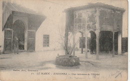 VE 21-( MAROC ) KHENIFRA - COUR INTERIEURE DE L' HOPITAL - 2 SCANS - Autres & Non Classés