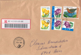 [A5] Reko 8210 Dagbladhandel Danimo 2024 Tulpen Prior A - Reko-Marke Bekassine Gallinago - !! 3 Seitig Geöffnet !! - Storia Postale