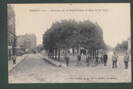 CP - 93 - Bondy - Avenue De La Republique - Rue De La Gare - Bondy