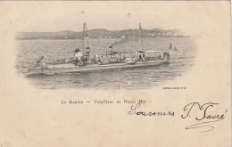 VE 23- " LE KABYLE " , TORPILLEUR DE HAUTE MER  - EDITION LEVET ET Cie - 2 SCANS - Warships