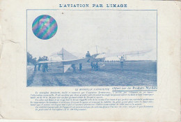 VE 23- MONOPLAN ANTOINETTE - PORTRAIT DE L. LEVAVASSEUR- L' AVIATION PAR L' IMAGE - CARTE PUBLICITAIRE ALGARINE NYRDAHL  - Autres & Non Classés